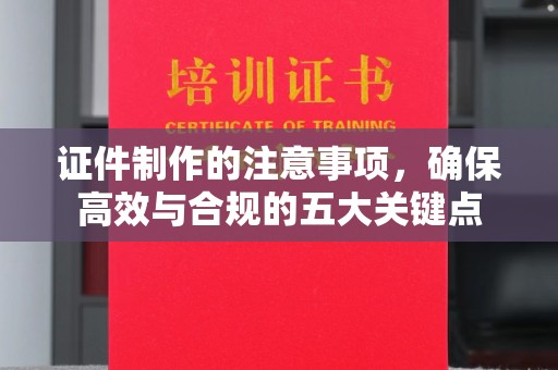 城阳证件制作的注意事项，确保高效与合规的五大关键点