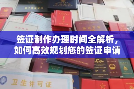城阳签证制作办理时间全解析，如何高效规划您的签证申请流程