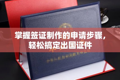 城阳掌握签证制作的申请步骤，轻松搞定出国证件